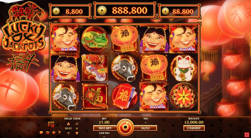 Lucky Ox Jackpots WinPort