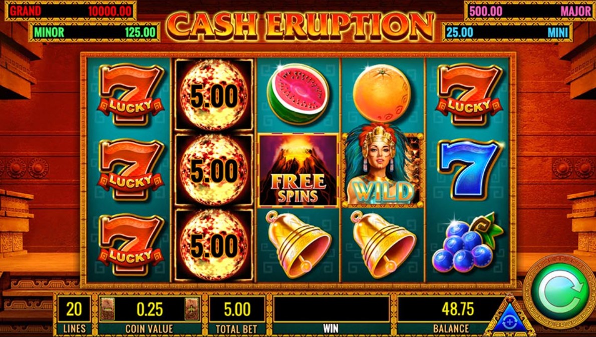 Cash Eruption Slot Machine 1