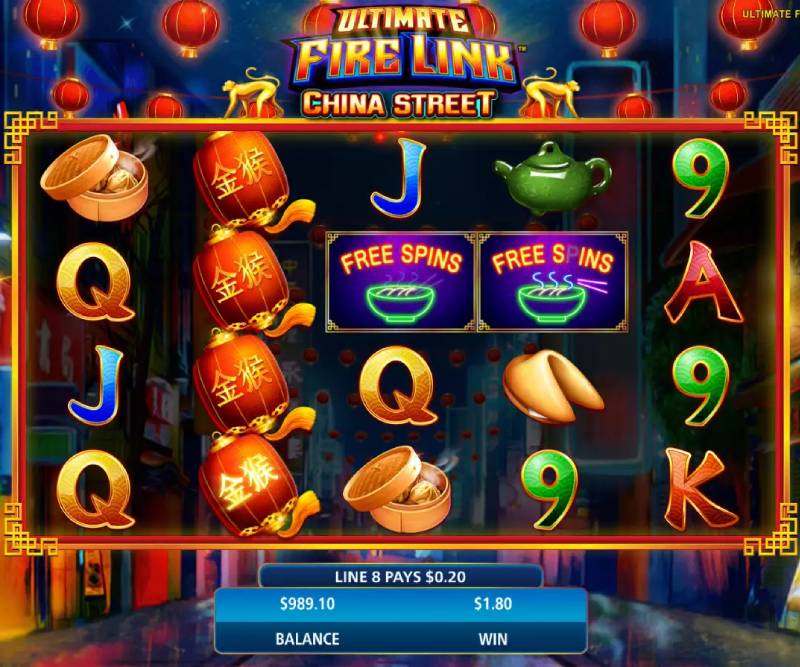 Ultimate Fire Link China Street Online Slot Review 2